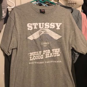 Gray Stussy Tshirt